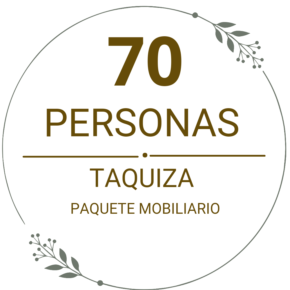 Paquete 70p Mobiliario + Taquiza