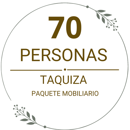 Paquete 70p Mobiliario + Taquiza