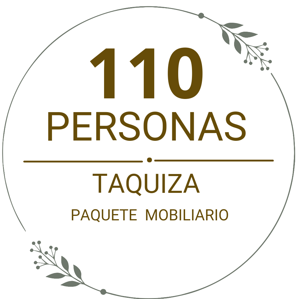 Paquete 110p Mobiliario + Taquiza