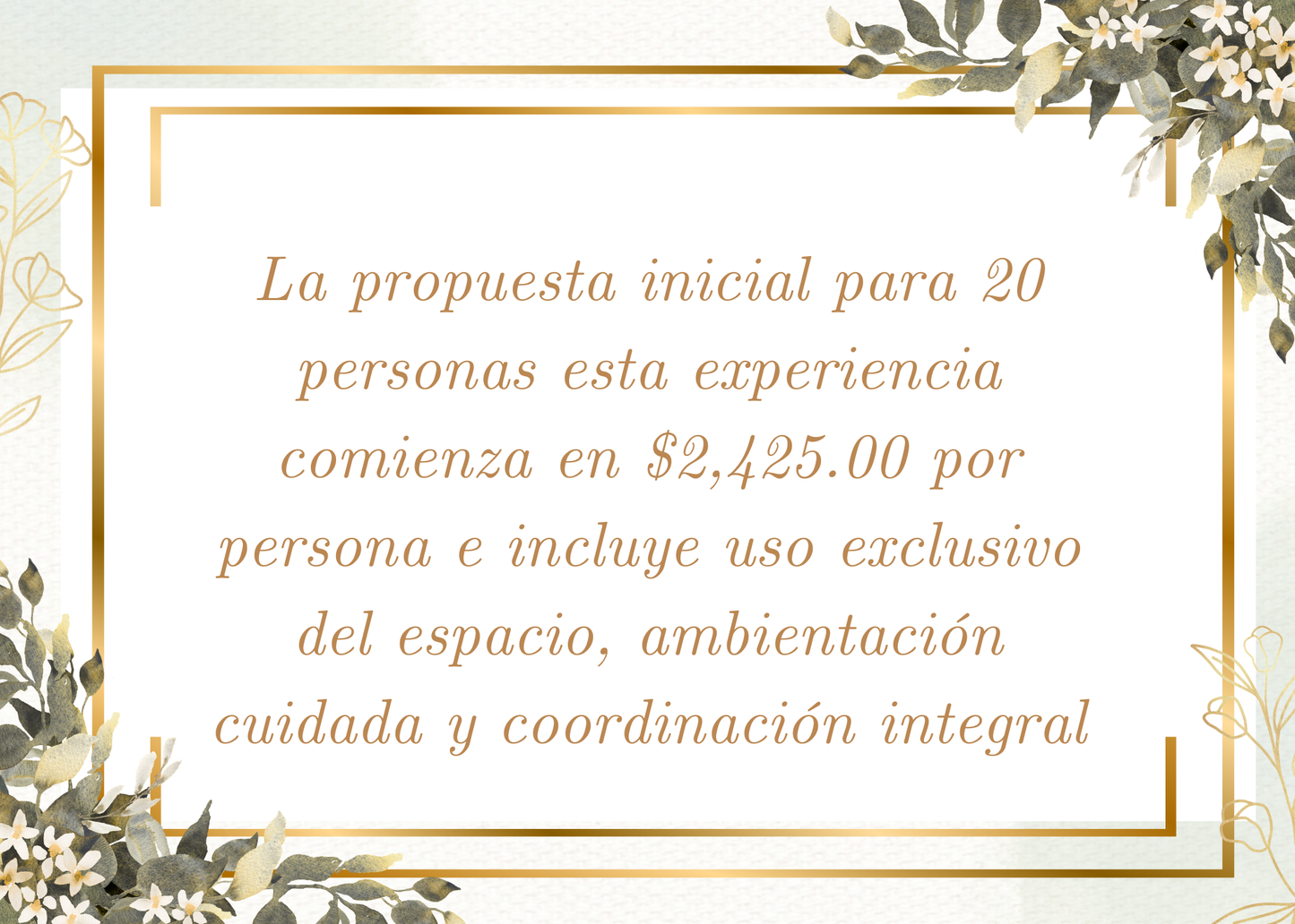 Barra de pastas y ensaladas con montaje mesas y sillas