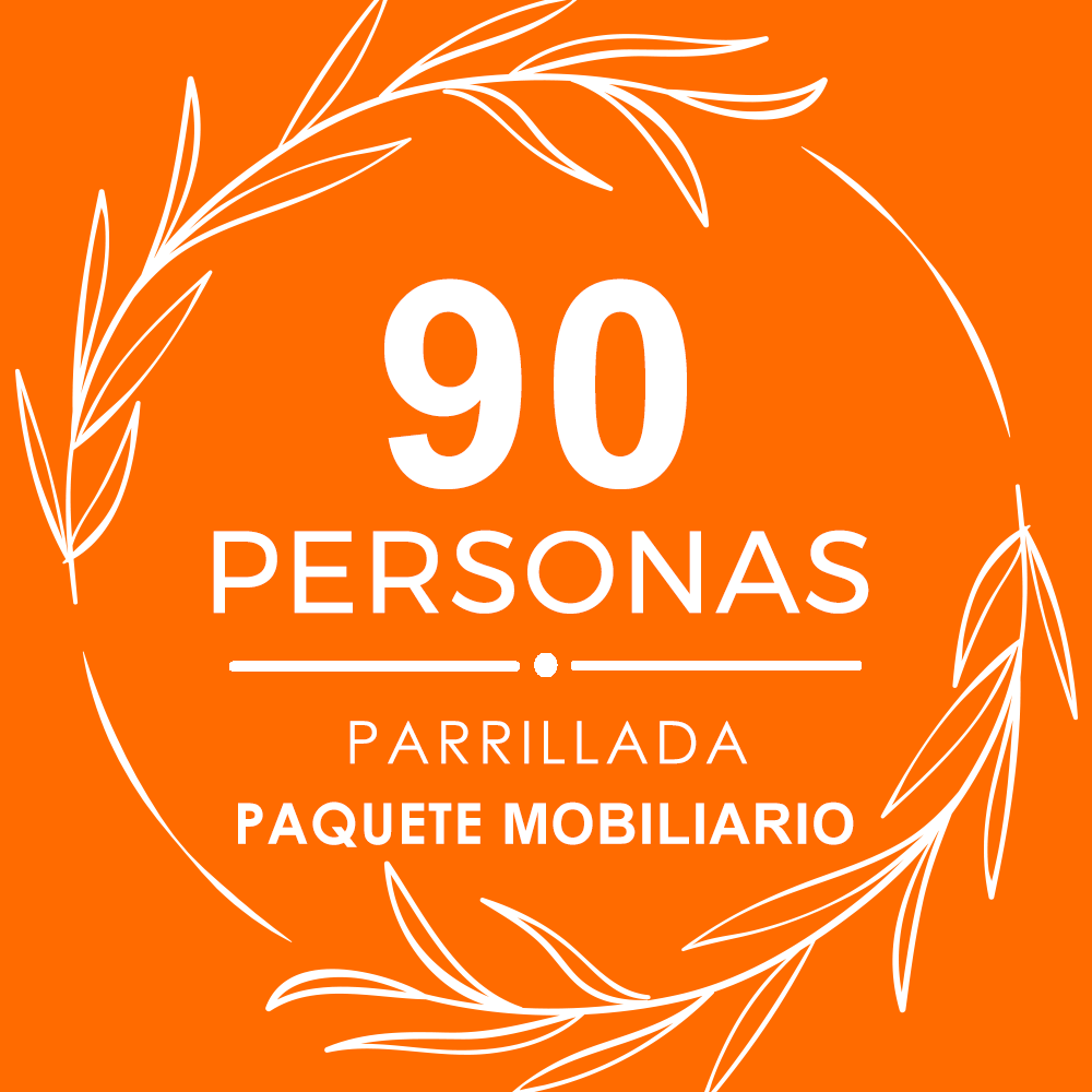 Paquete 90p Mobiliario + Parrillada